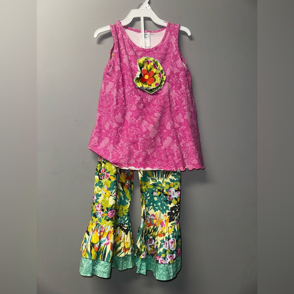 Girls Peaches & Cream Matching Set